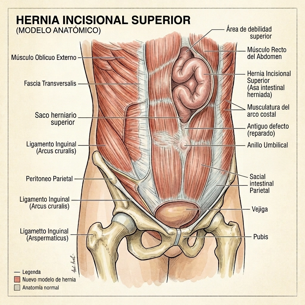 Cirugia de hernia incisional Queretaro
